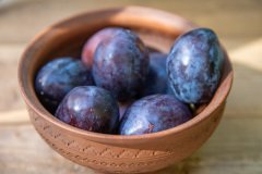 Fresh plums
