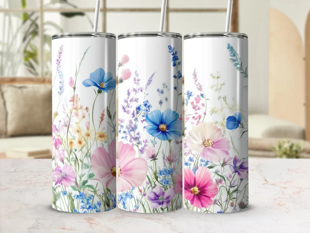 WildFlowers Tumbler Wrap